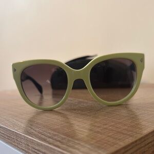 Prada Green Cat-Eye Sunglasses